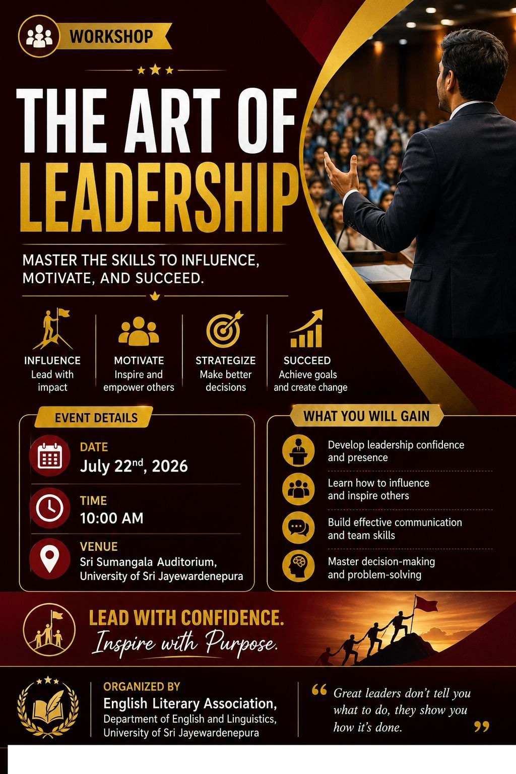 The Art of Leadership Workshop